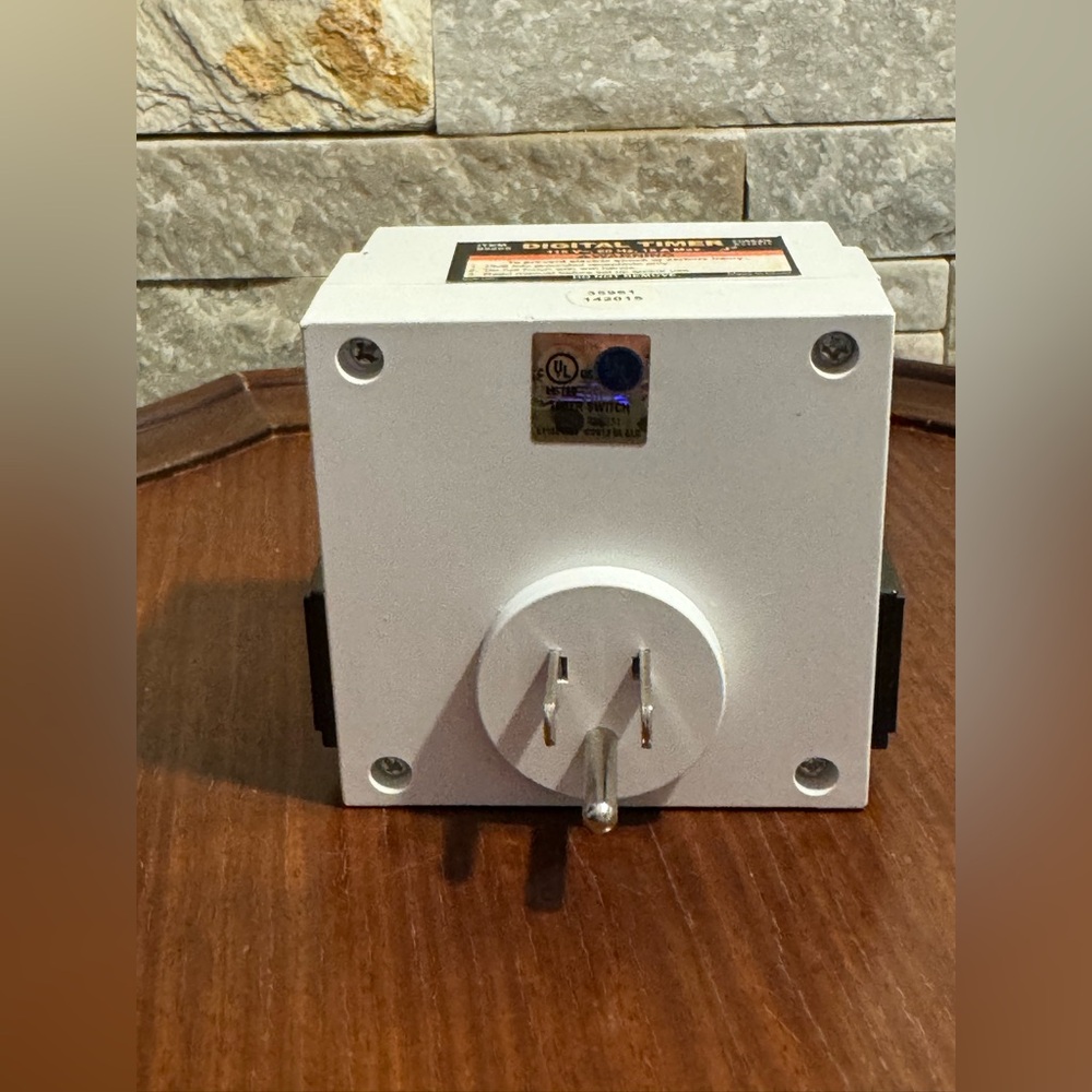 Digital Timer Two Outlet Digital Timer Item #95205 - Picture 4 of 6